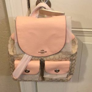 NWT COACH OTLN SIG BLLE backpack